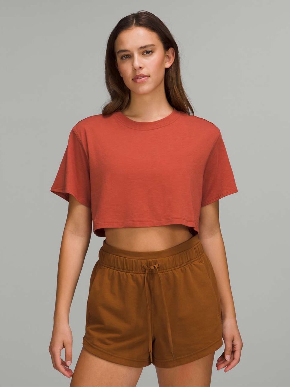 lululemon Cropped Crewneck Tee
